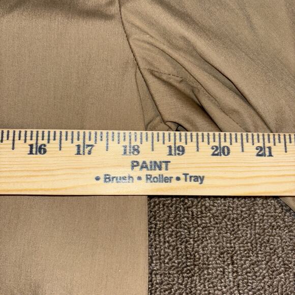 Patriot Navy Windbreaker Men’s Government Issued Full Zip Tan Large Talon Zipper - Picture 4 of 11